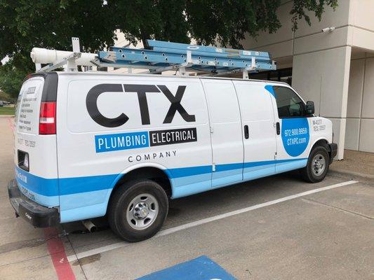 CTX Plumbing & Electric Service Van