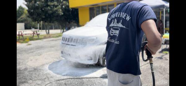 FOAM CANNON CLEANING