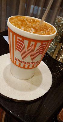 Whataburger cup design cake.