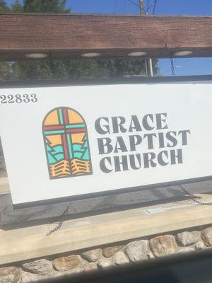 This coffee shop is in the church ! Look for this sign at the entrance!