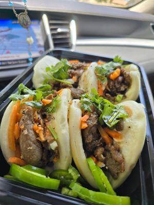 Delicious Banh mi sliders / Pork.