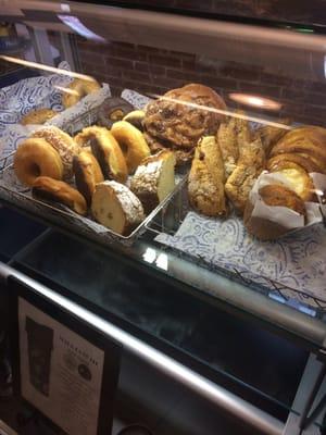 Various pastries available.