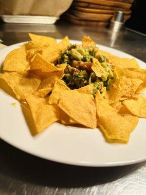 Guacamole and chips