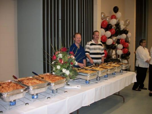 Two Brothers Catering at the Lumberton Cancer Survivors Dinner