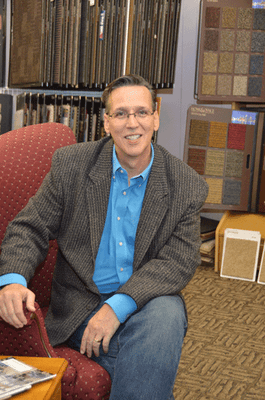 Eric Thompson, owner of Satolli Carpet & Floor Covering, Warren Ohio