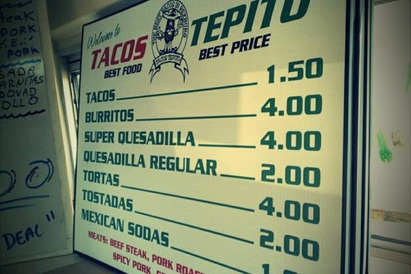 Try the chicken tacos with hot sauce! I'd rather come here than taco bell and it's cheaper!