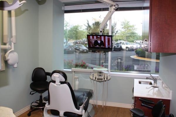 Treatment Room with the massage chair