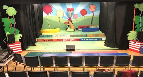 Seussical the Musical in our blackbox theater