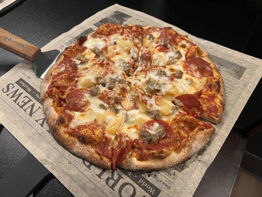 Craft Your Personal 8" Pizza Pepperoni  - Italian Sausage  - Pineapple