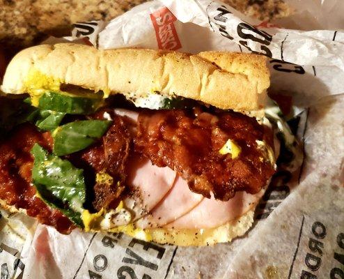 Turkey & bacon sub