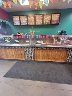 Full Taco bar and Menu