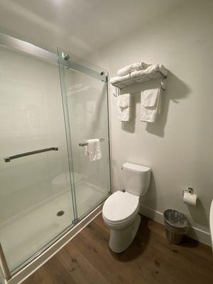 Great new/clean shower