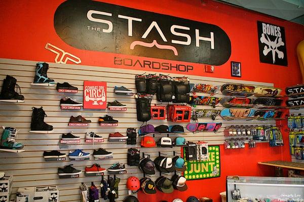 The Stash Boardshop, Avon's only locally owned Skate and Snowboard shop!