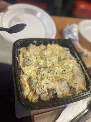 Steak alfredo