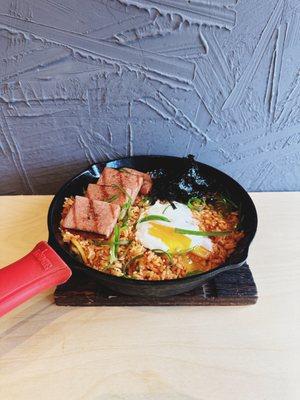 Grilled Spam Kimchi Fried Rice