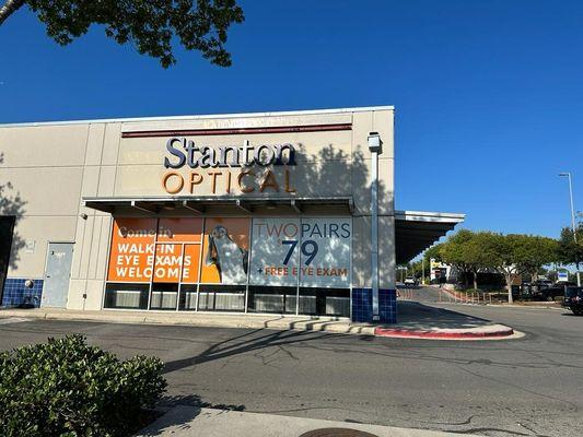 Storefront at Stanton Optical Store San Antonio TX 78223