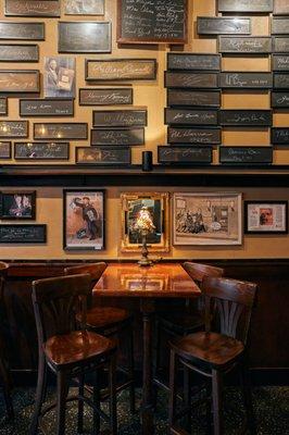 Newsroom Pub bar seating