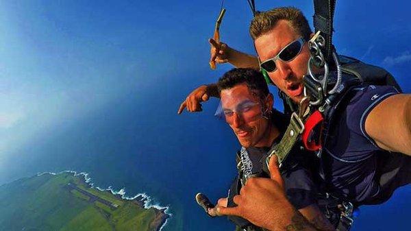 Skydiving in Kona with Hawaii Adventure Tours