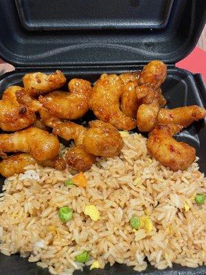 3 Item Combo  (Double) honey shrimp and fried rice