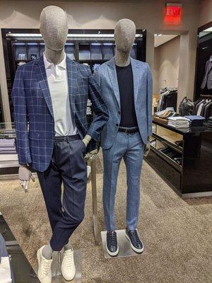 Tailored suits for the casual look