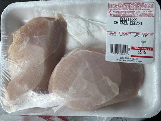 Boneless skinless Chicken Breast