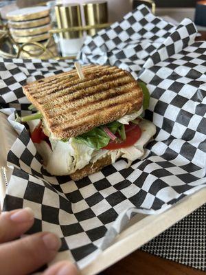 Turkey Pesto on Gluten Free Bread