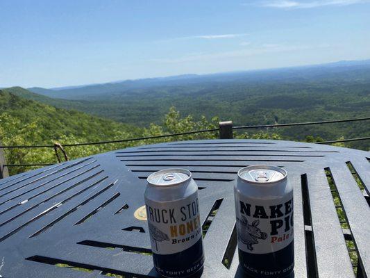 Great Alabama beer along with a scenic view