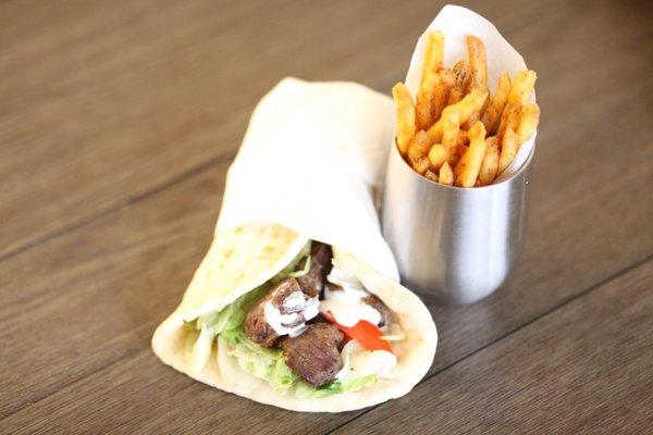 Beef Kabob Gyro