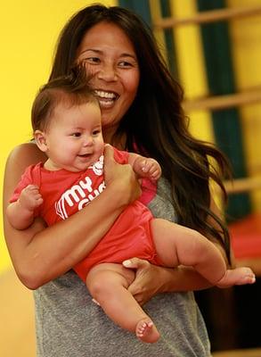 Mommies & Babies have a blast at My Gym Queens!