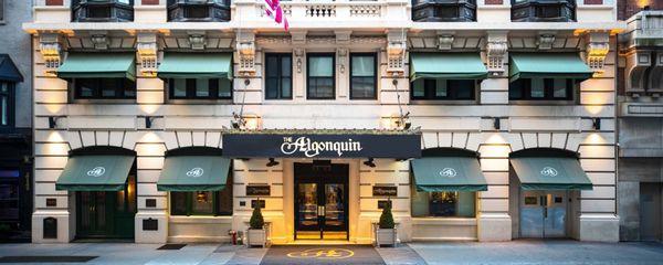 The exterior of the Algonquin Hotel