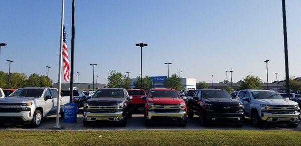 New Chevy truck line-up.