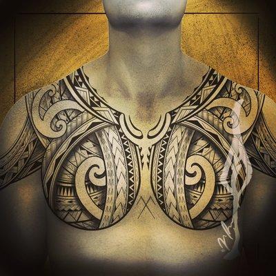 Drawing by Jon Poulson of Aloha Tattoos in Murray, Utah. #alohatattoos #tribal tattoo