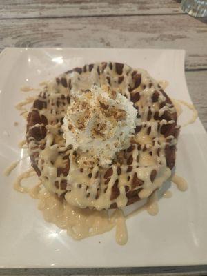 Carrot cake waffle