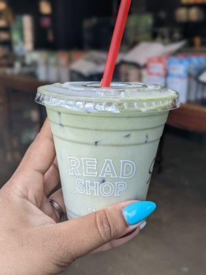 Strawberry Matcha Latte - tasted like plain milk.