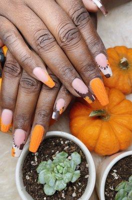 Fall nails by Lennie