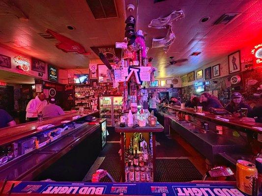 Inside the bar bar interior