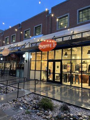 barre3 studio located in Trolley Square