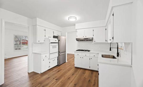 Example of a kitchen we remodeled.