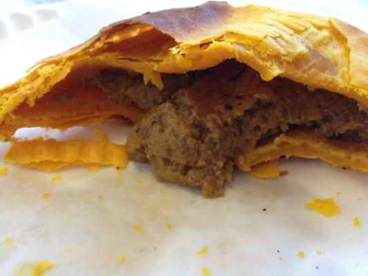 They call it Jamaican beef patty... I call it art.