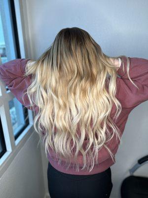 Balayage and WBR Bellami 20" Weft Extensions