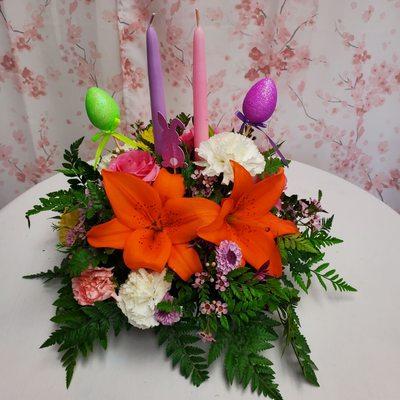 Center piece colorful!! Easter pre order today !!