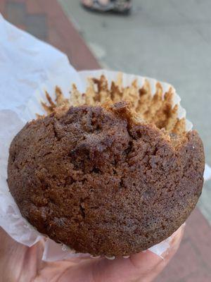 Morning Glory muffin with walnuts