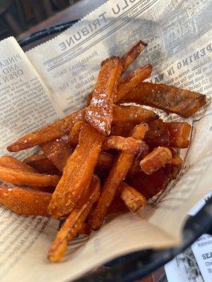 Sweet potato fries after thought