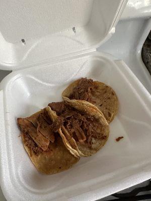 Sad excuse for street tacos