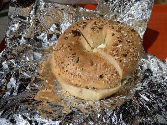 Everything Bagel with Scallion Cream Cheese