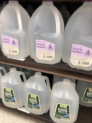 Went to 7 local stores looking for distilled water and shop rite was the only one that had it. Wow