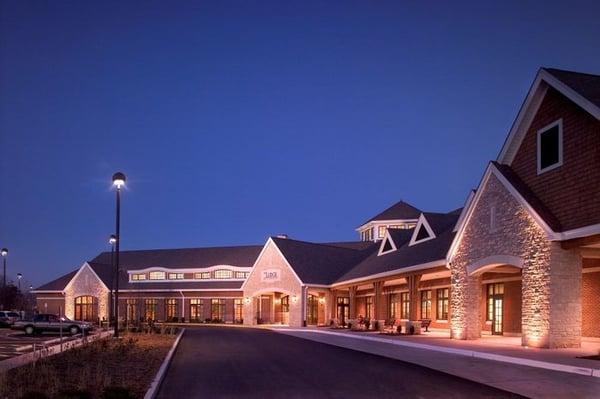 Beautiful picture of The Lodge at Night!