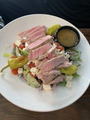 Greek Salad with Tuna substitute