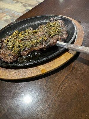 Churrasco con Chimichurri