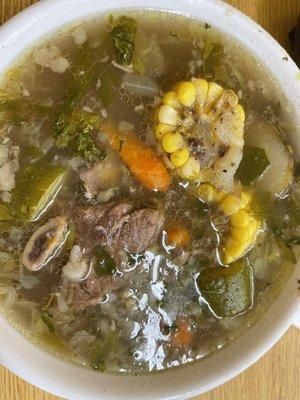 Seriously: one of the things that makes me look forward to Wednesdays In Gallup: Caldo de Res at Alicia's!